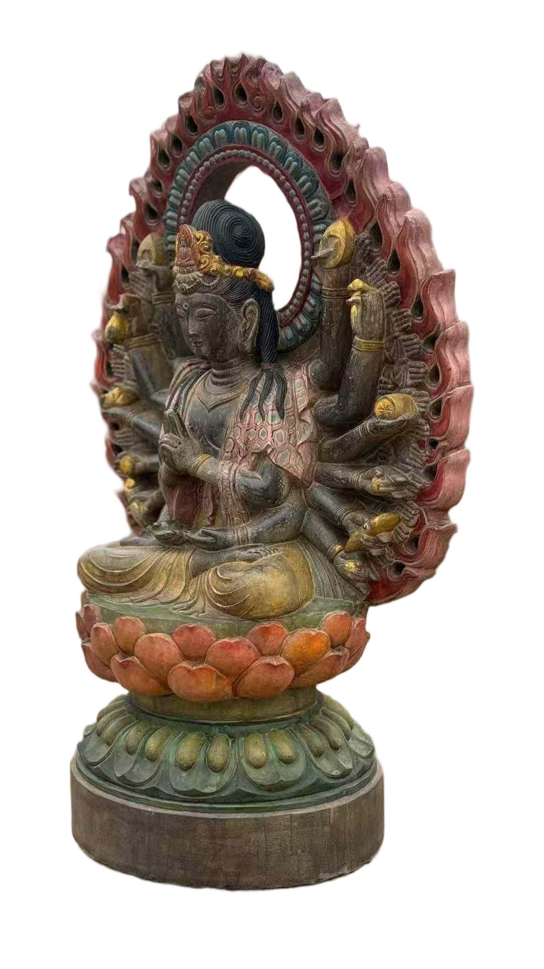 Bluestone Thousand-Armed Guanyin - 5