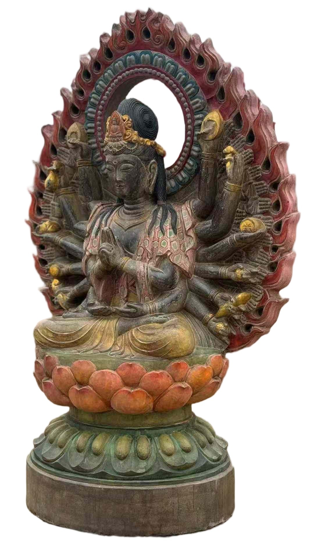 Bluestone Thousand-Armed Guanyin - 6
