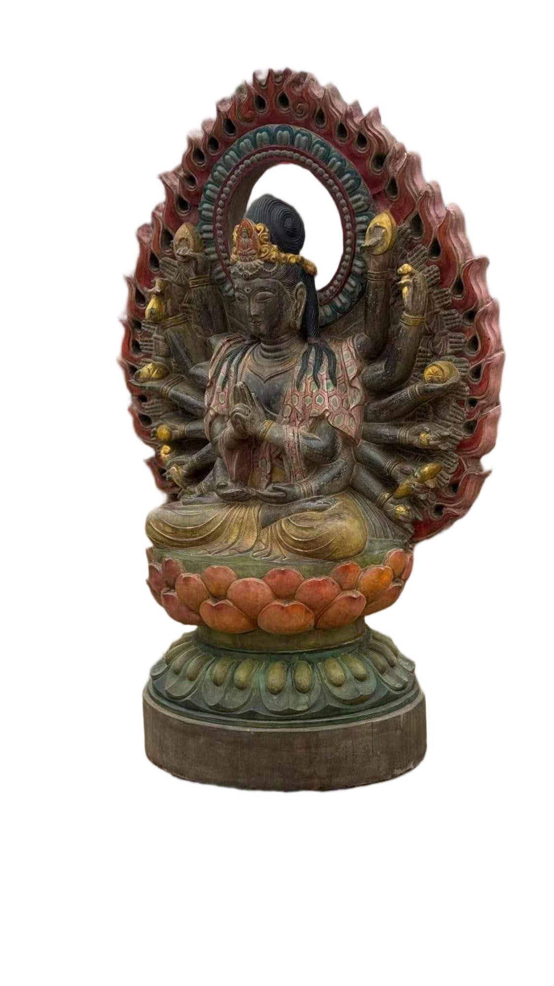 Bluestone Thousand-Armed Guanyin - 7