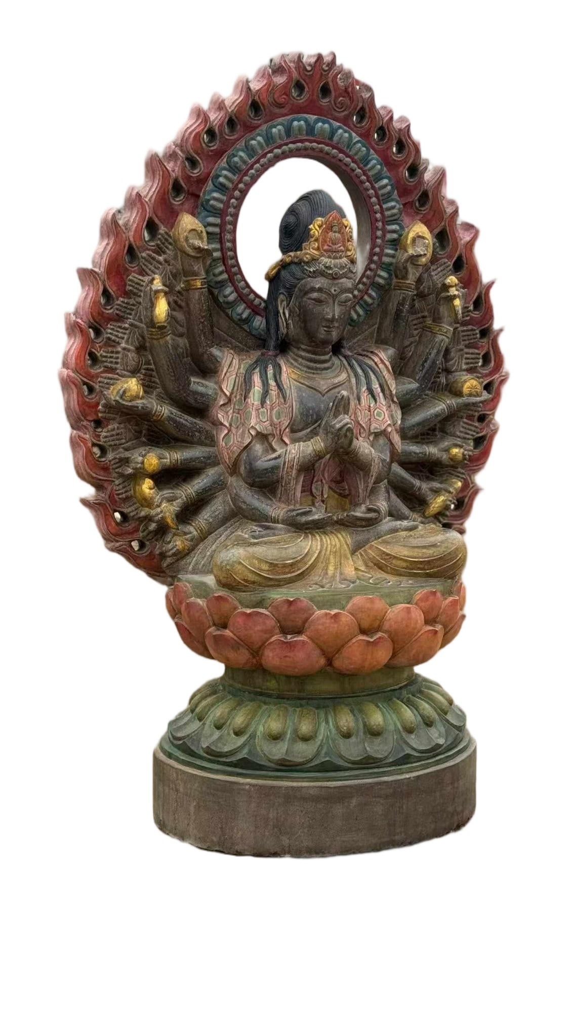Bluestone Thousand-Armed Guanyin - 8