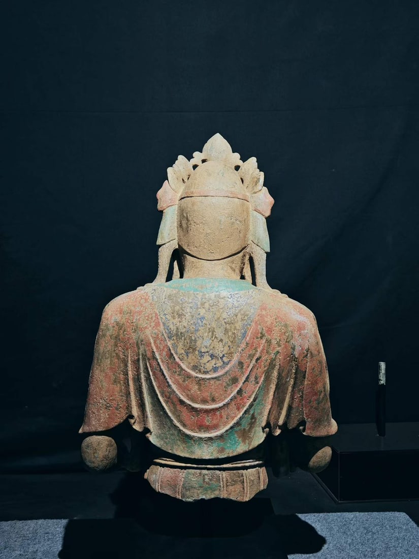 Bluestone Bodhisattva Statue - 7