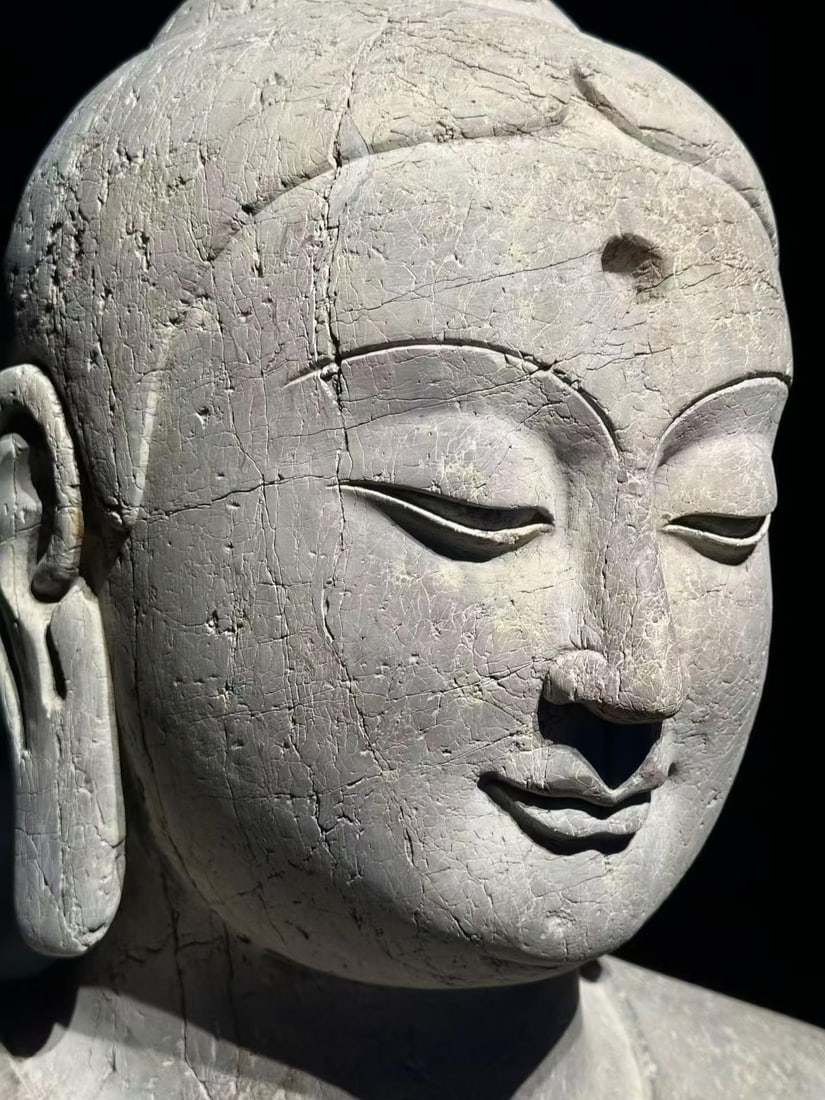 Bluestone Buddha Statue - 6