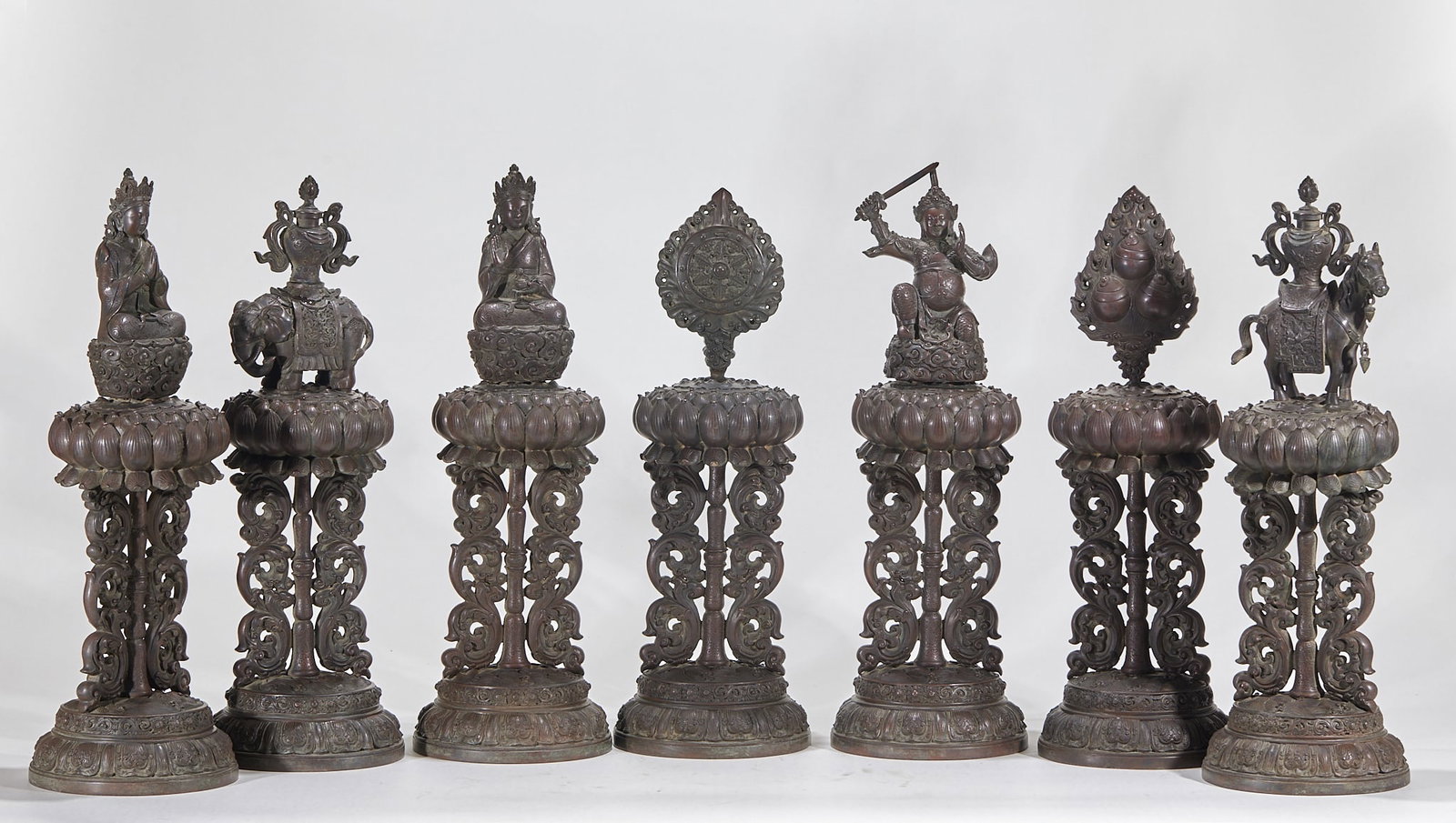 Qing Dynasty Copper Seven Treasures (1 of 12)