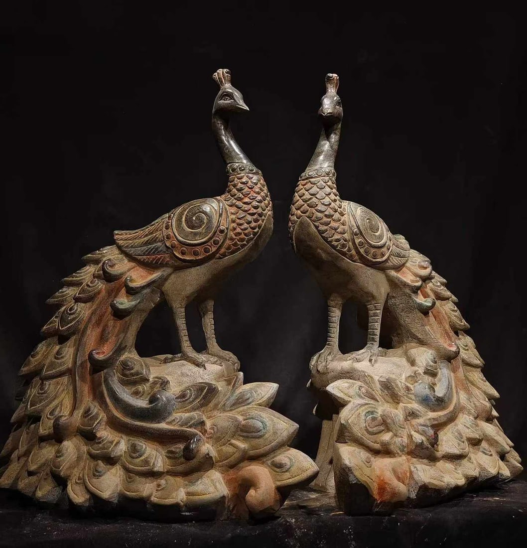 Bluestone Painted Peacock - 7