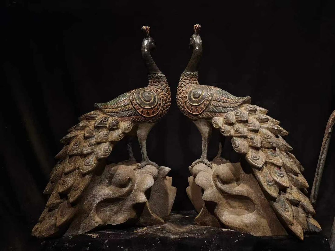 Bluestone Painted Peacock - 9