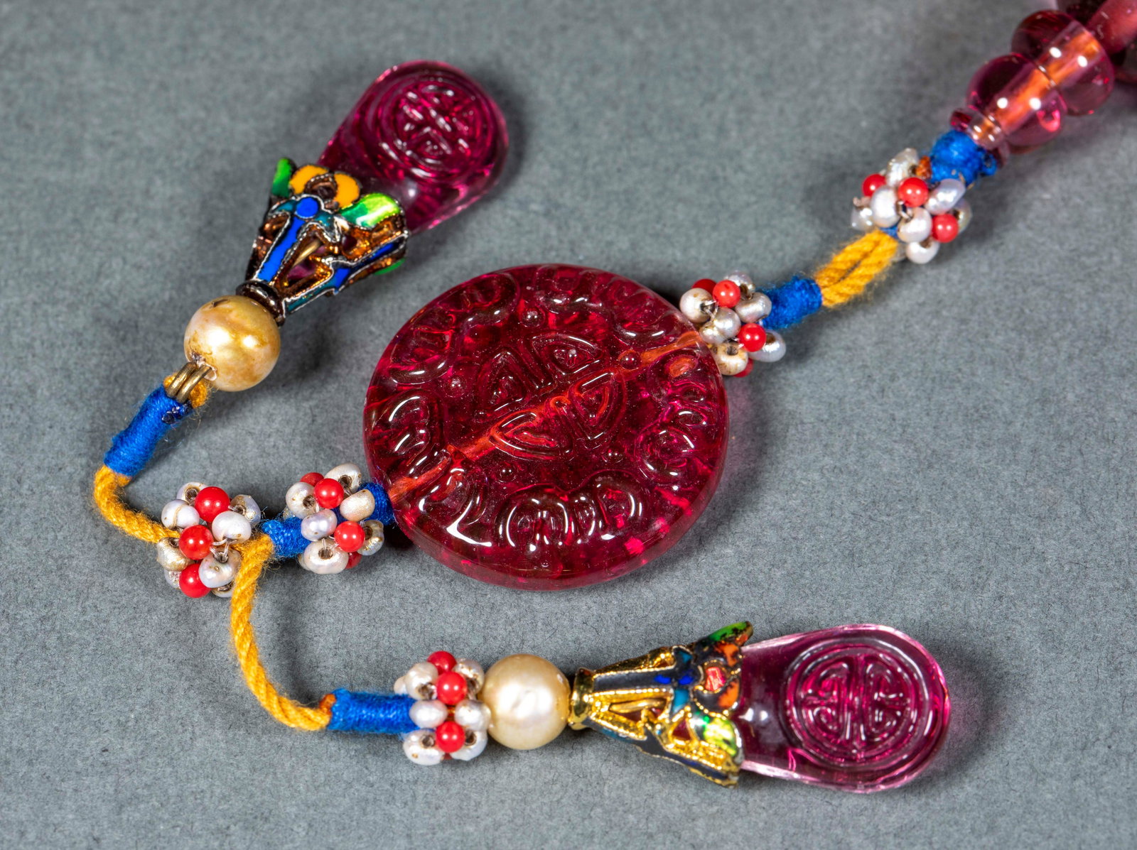 Amber Handheld Beads - 3