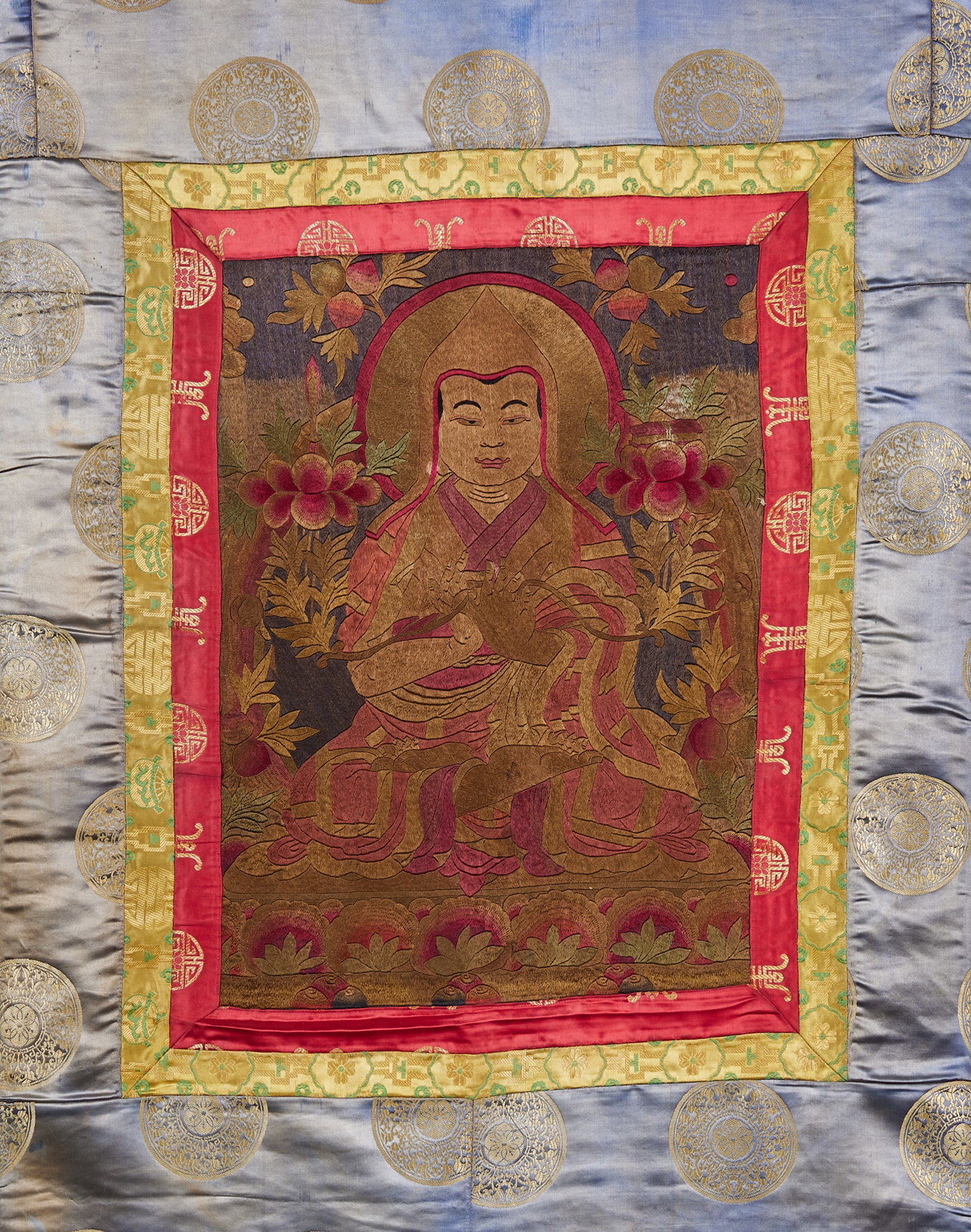 Embroidery Thangka of Tsongkhapa (1 of 4)