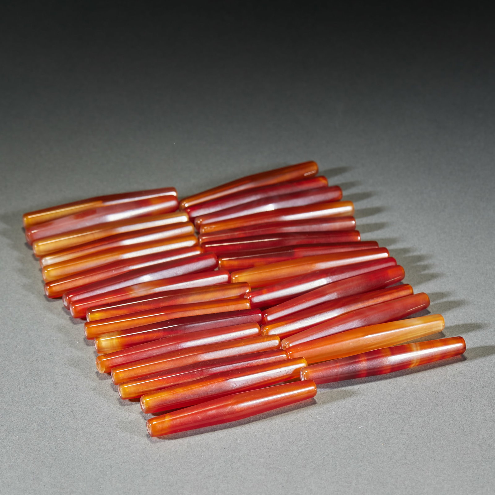 30 Bamboo-Joint Agate Beads (1 of 5)