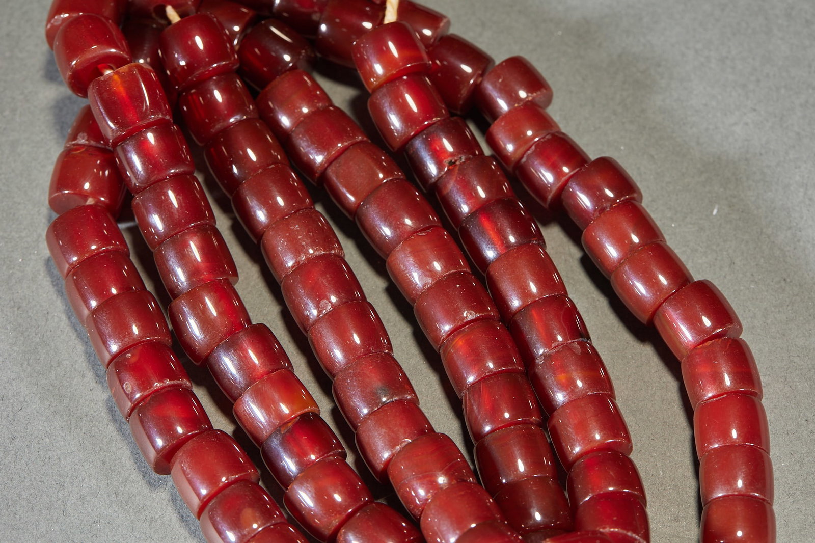 100 Pcs Cylindrical Agate Beads - 3