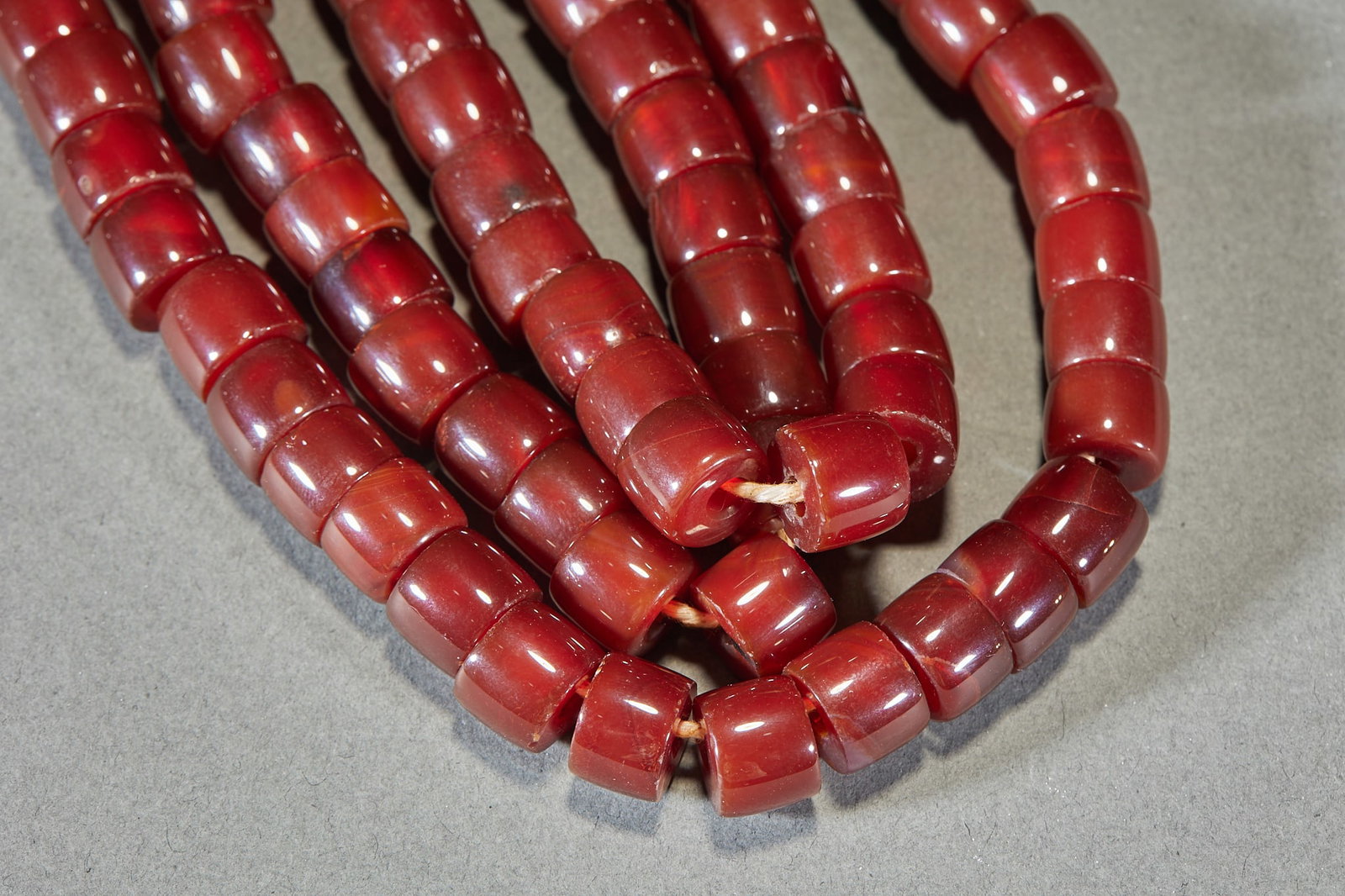 100 Pcs Cylindrical Agate Beads - 4