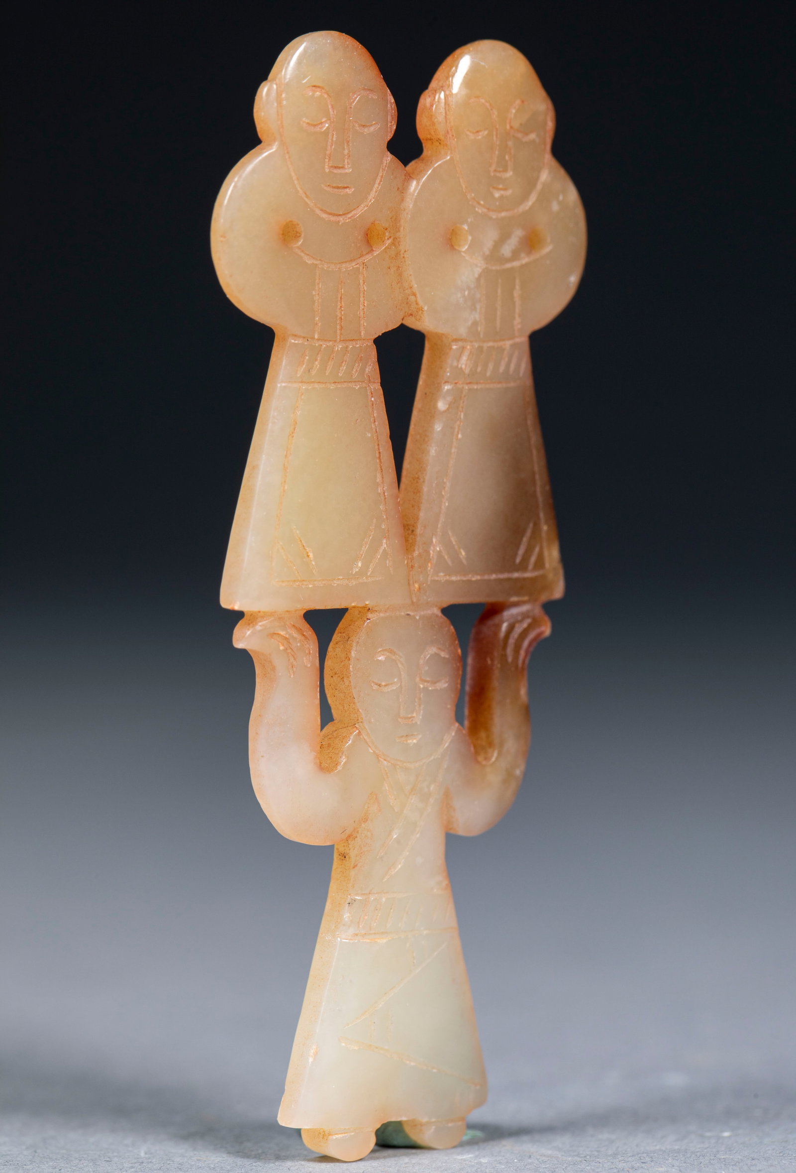 Three Jade Figurines - 7