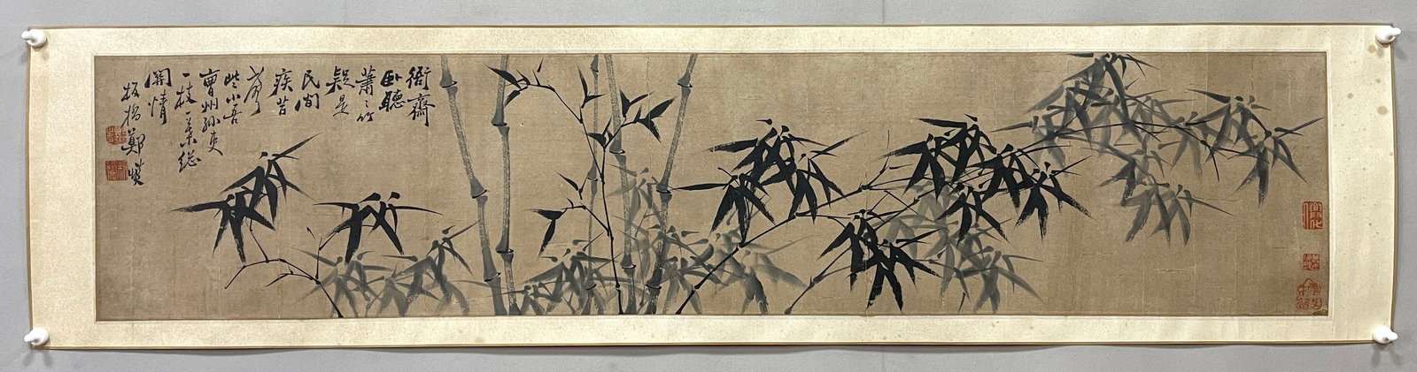 Ink Bamboo Painting, by Zheng Banqiao (1 of 7)