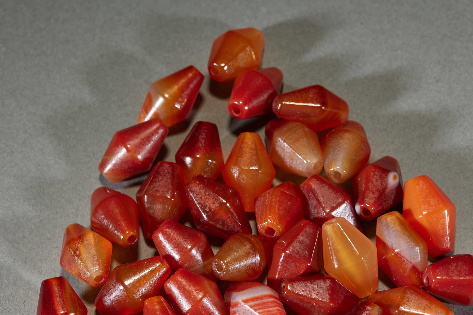 50 Pcs Agate Conical Beads - 2