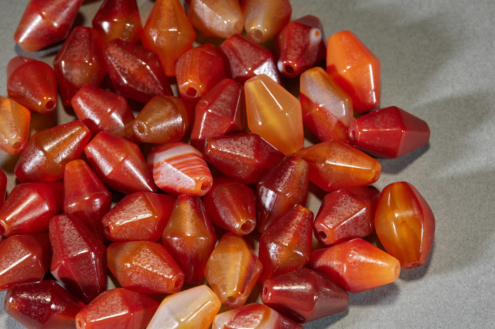 50 Pcs Agate Conical Beads - 4