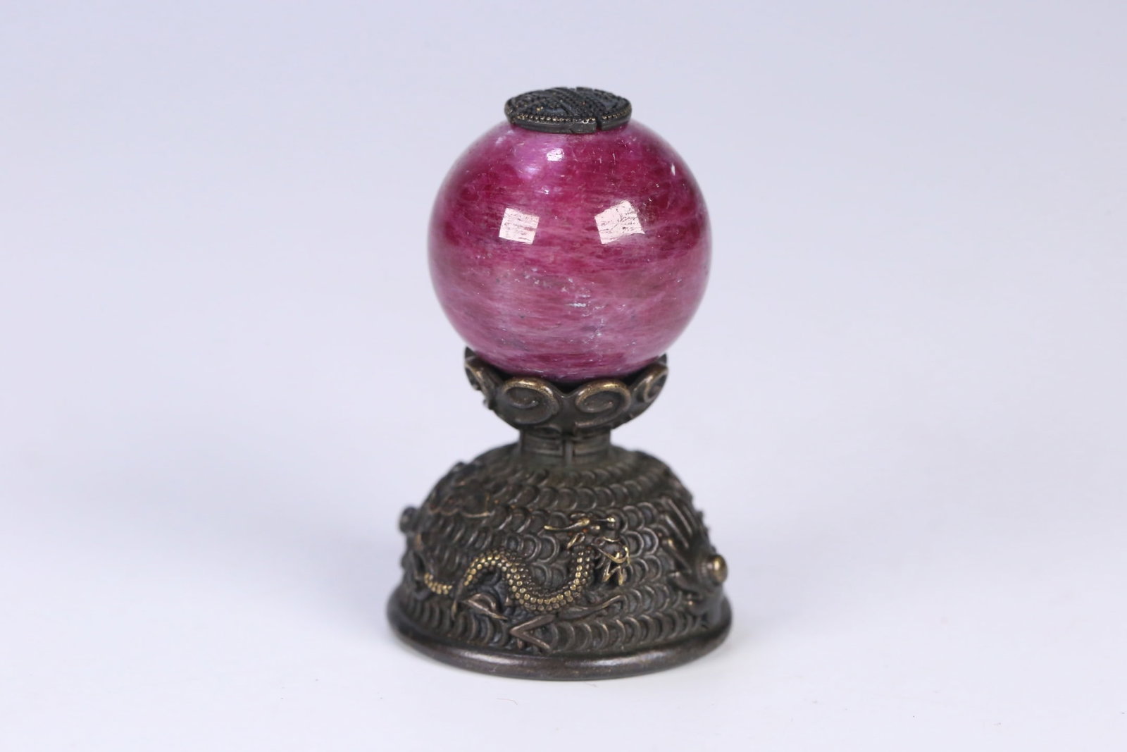 Ruby Hat Finial, Qing Dynasty - 2