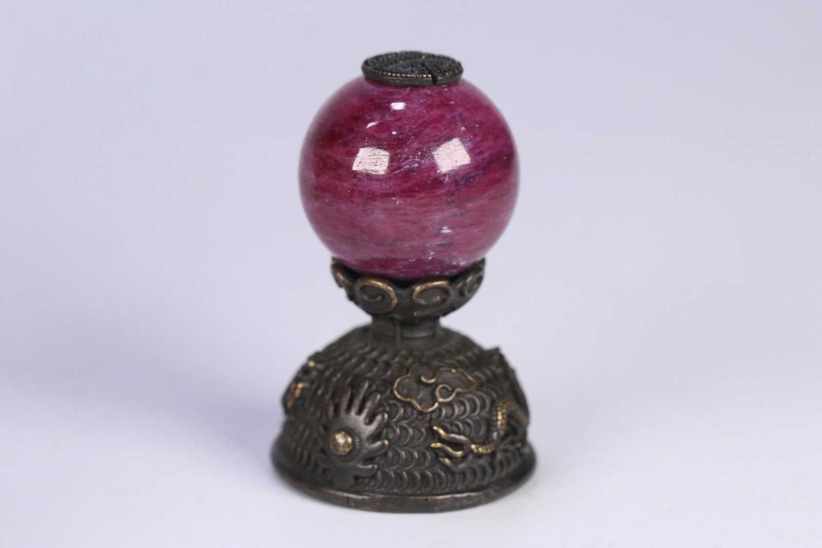 Ruby Hat Finial, Qing Dynasty - 3
