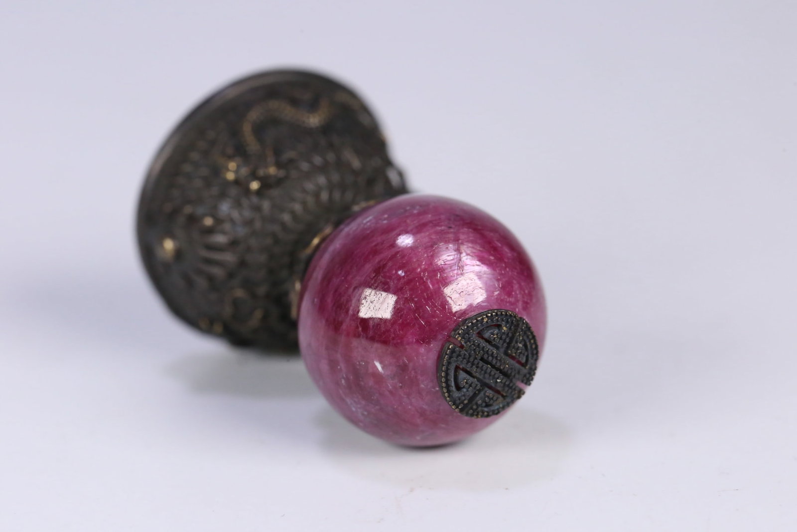 Ruby Hat Finial, Qing Dynasty - 4