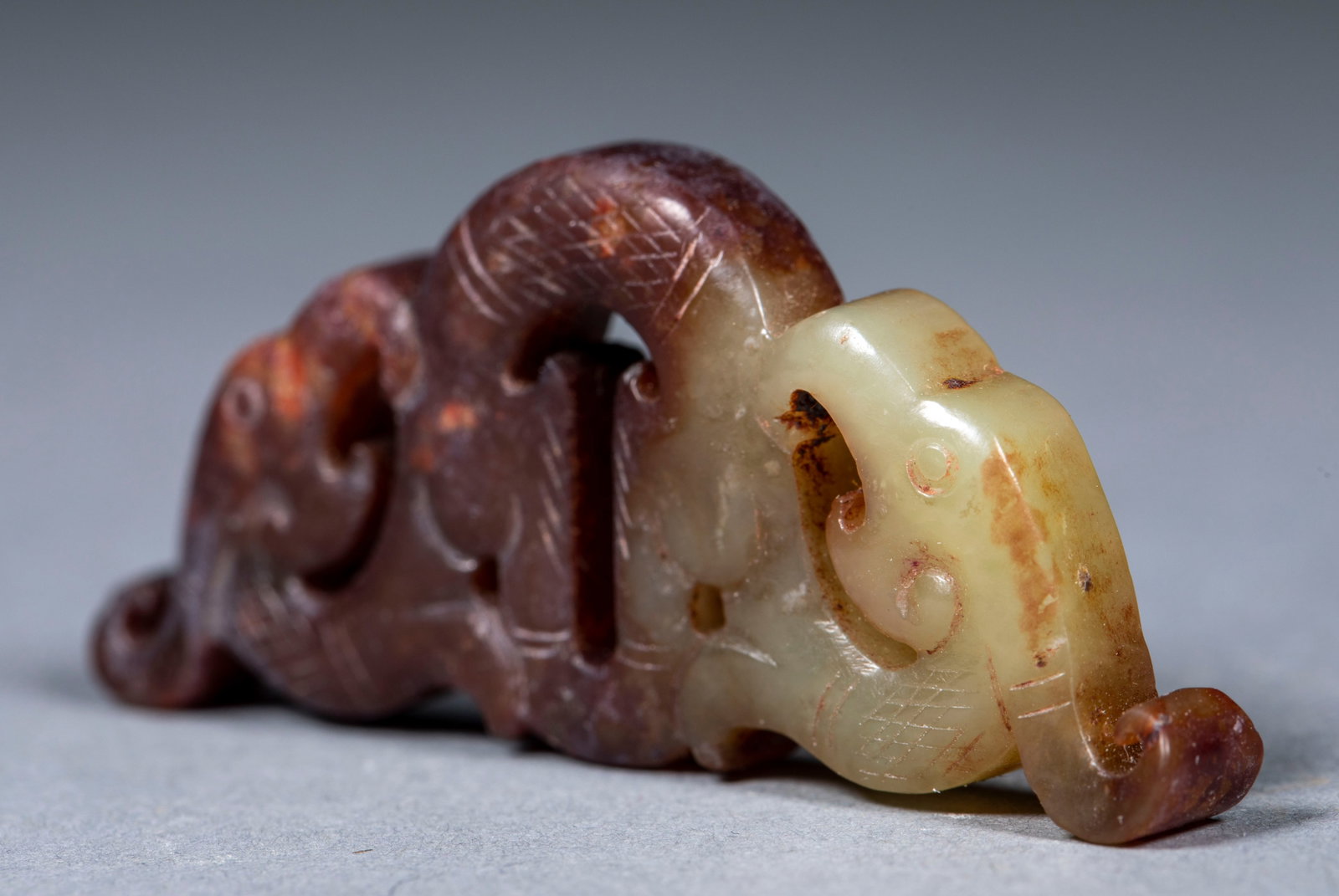 Openwork Phoenix Jade Pendant - 3