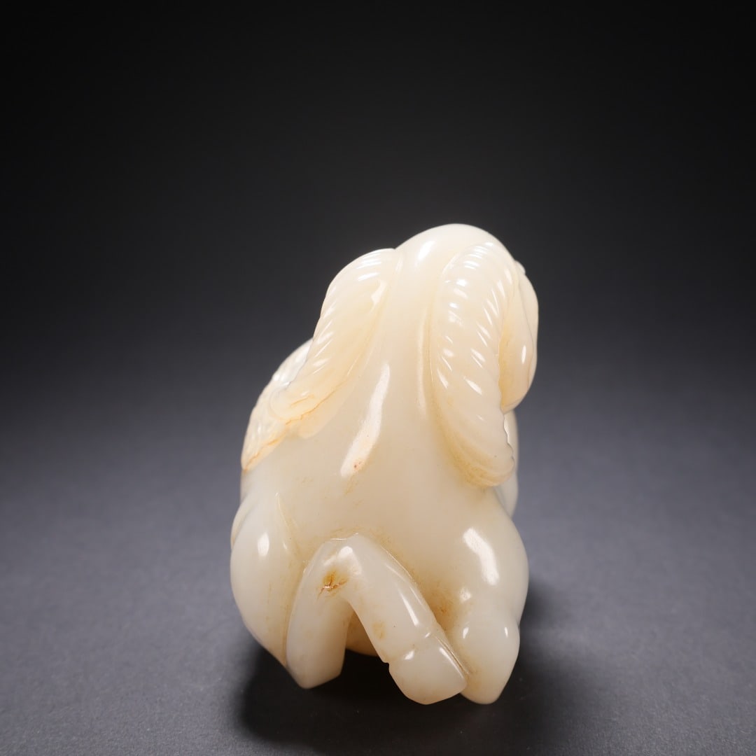 Hetian Jade Back-turning Sheep - 3