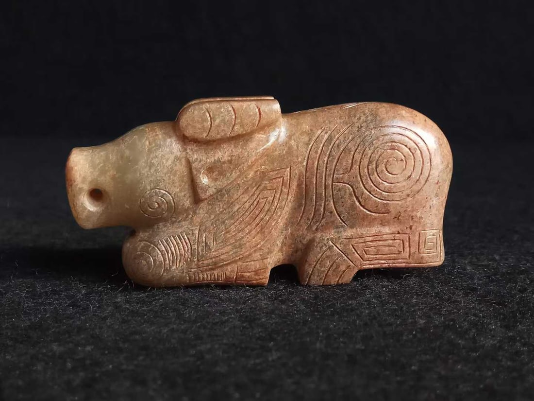 Hetian Jade Ox - 2