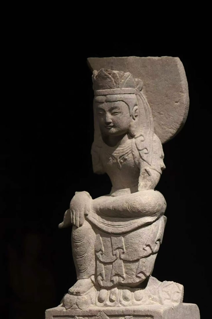 Bluestone Meditating Buddha Statue - 3
