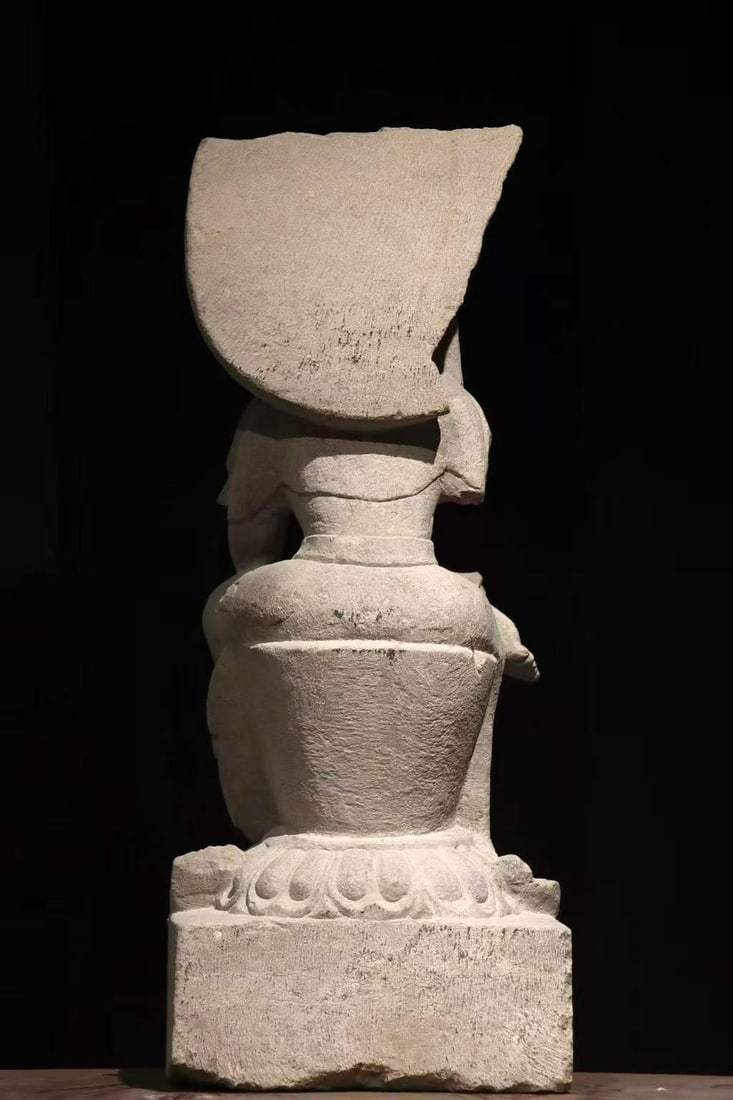 Bluestone Meditating Buddha Statue - 4