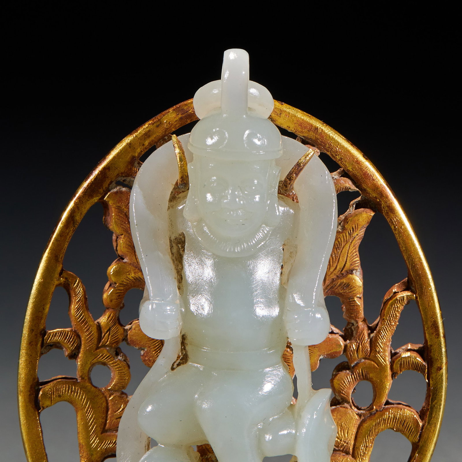 Gilt Gold Foreigner Pendant - 2