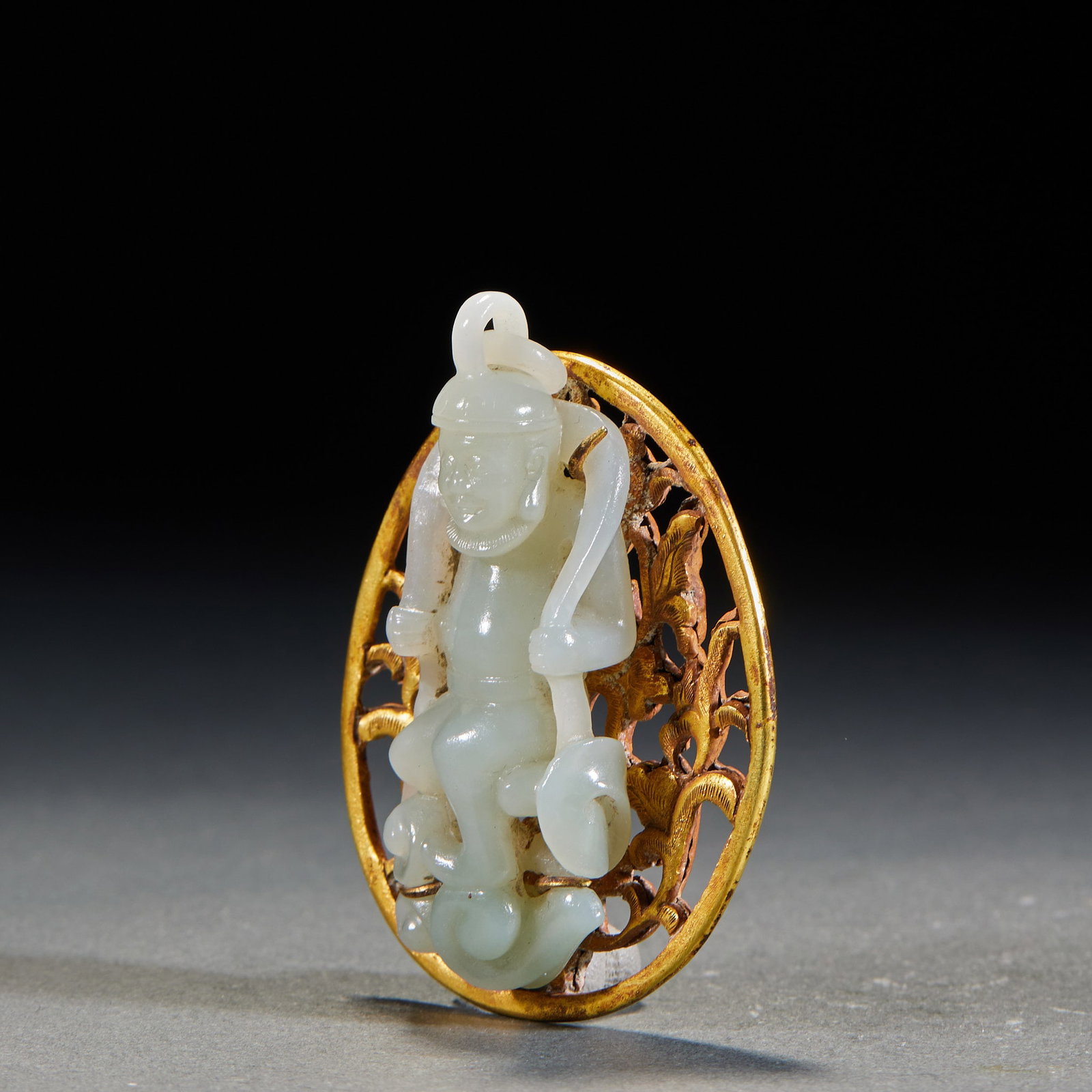 Gilt Gold Foreigner Pendant - 3