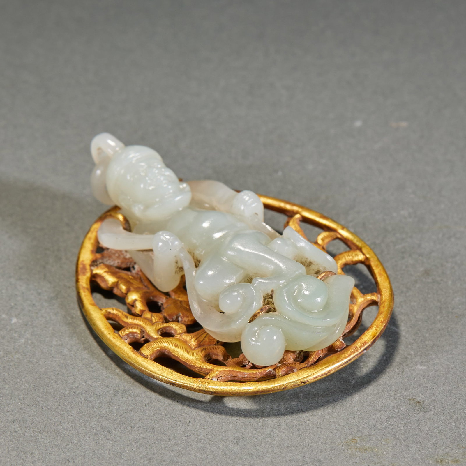 Gilt Gold Foreigner Pendant - 5