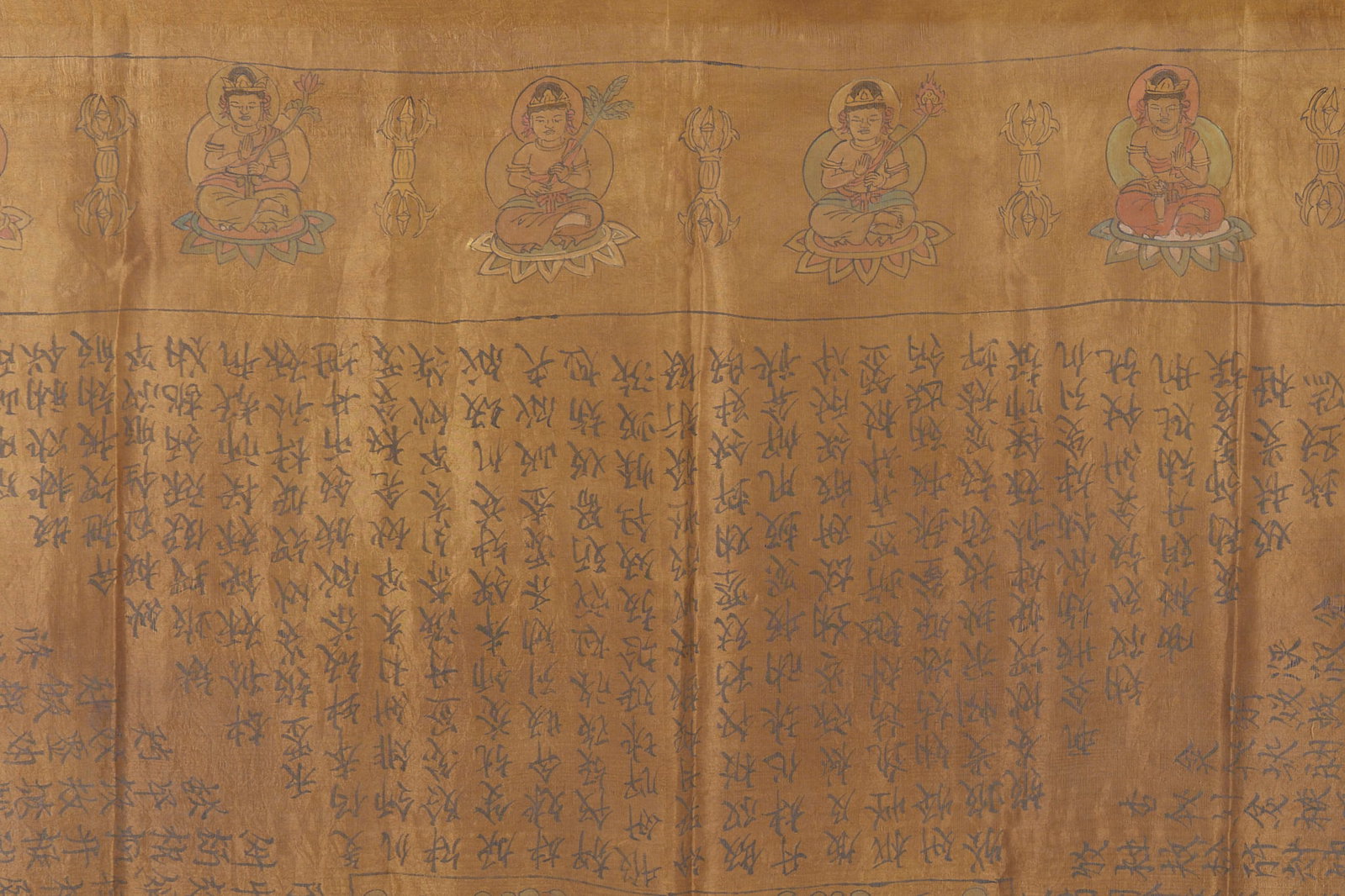 Khitan Script Buddha Flying Carpet - 3