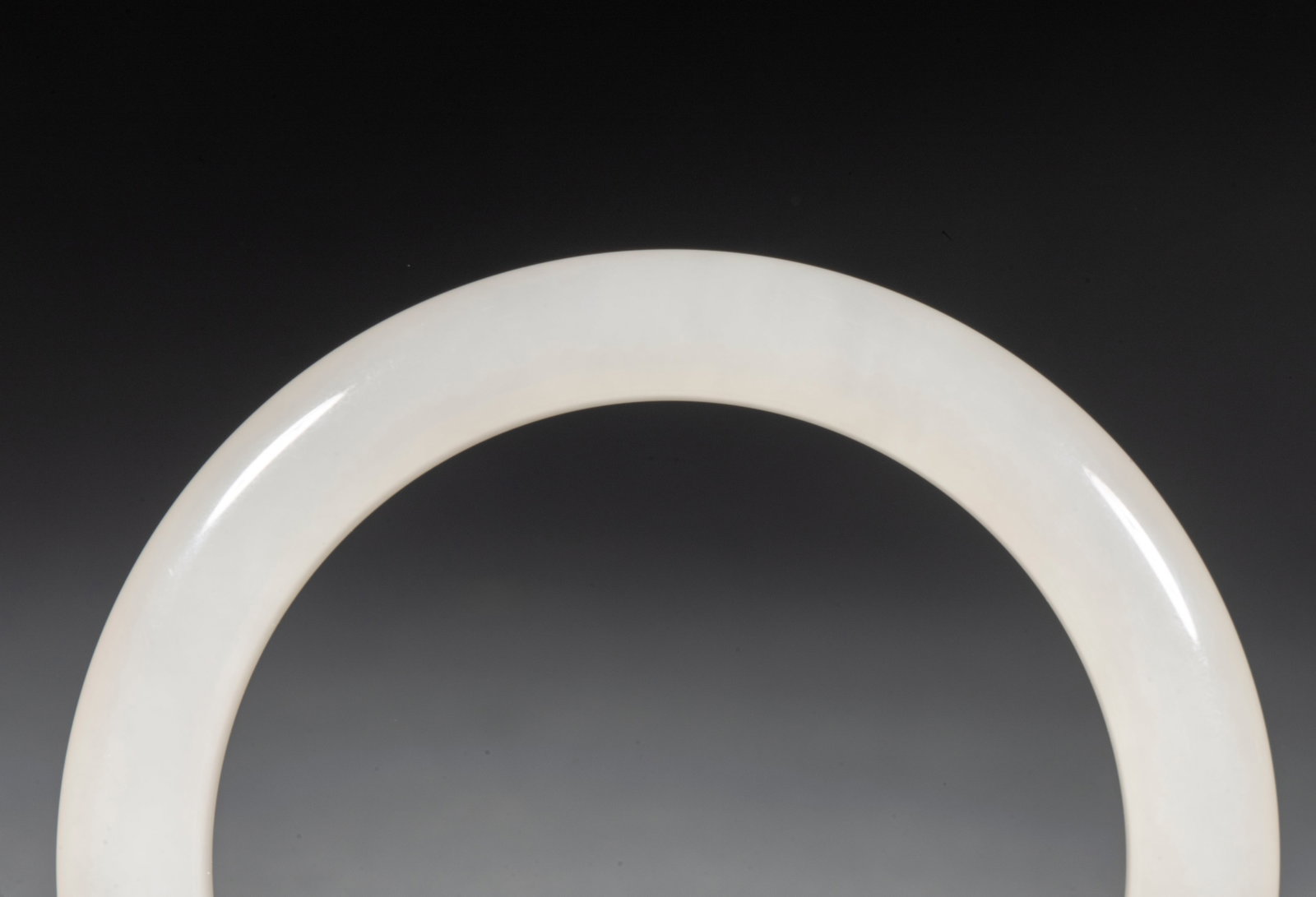 Hetian White Jade Bangle - 2