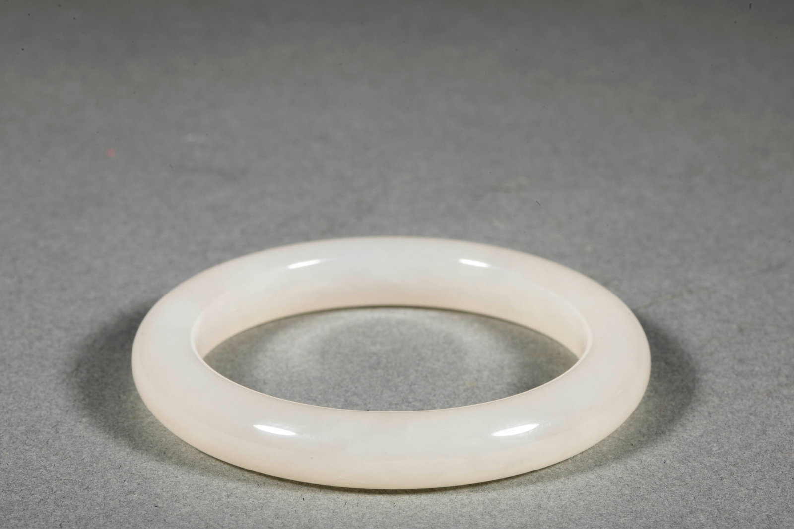 Hetian White Jade Bangle - 3