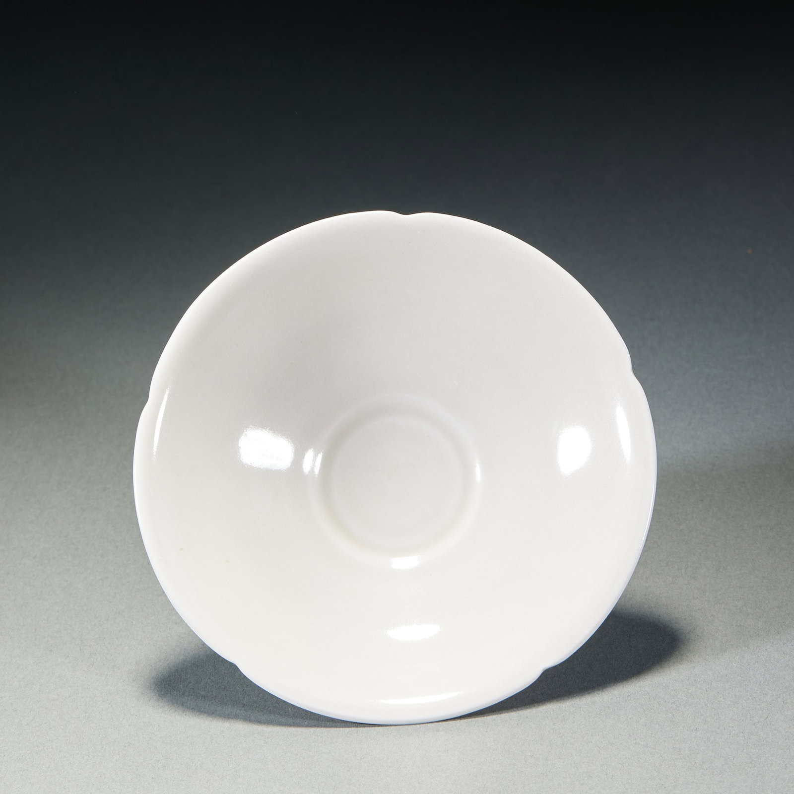 White Glaze Plate - 6