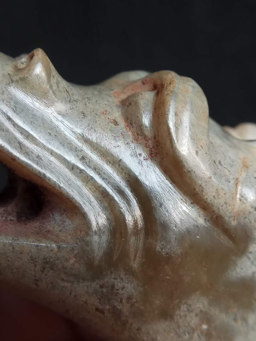 Hetian Jade Dragon Head - 4