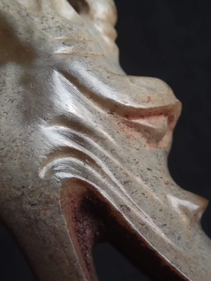 Hetian Jade Dragon Head - 5