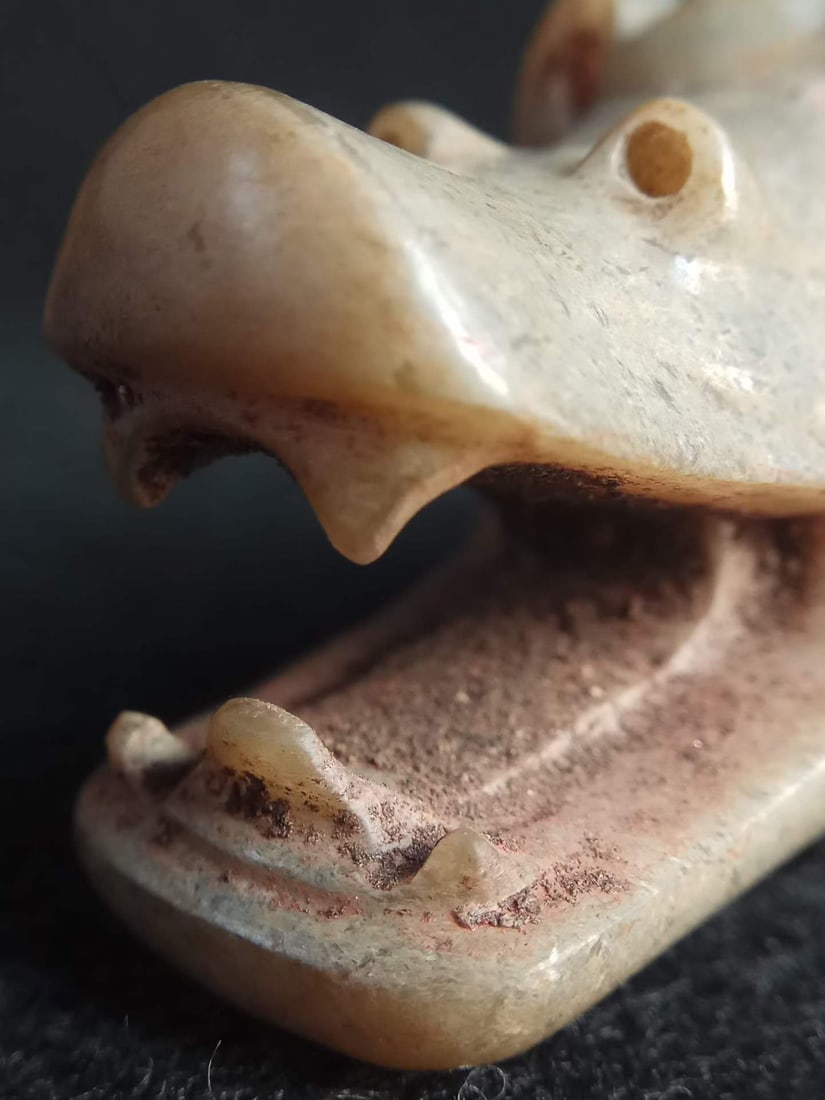 Hetian Jade Dragon Head - 6