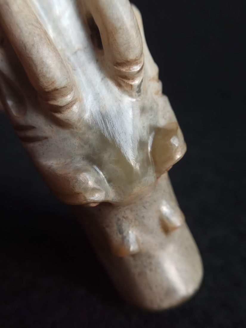 Hetian Jade Dragon Head - 7