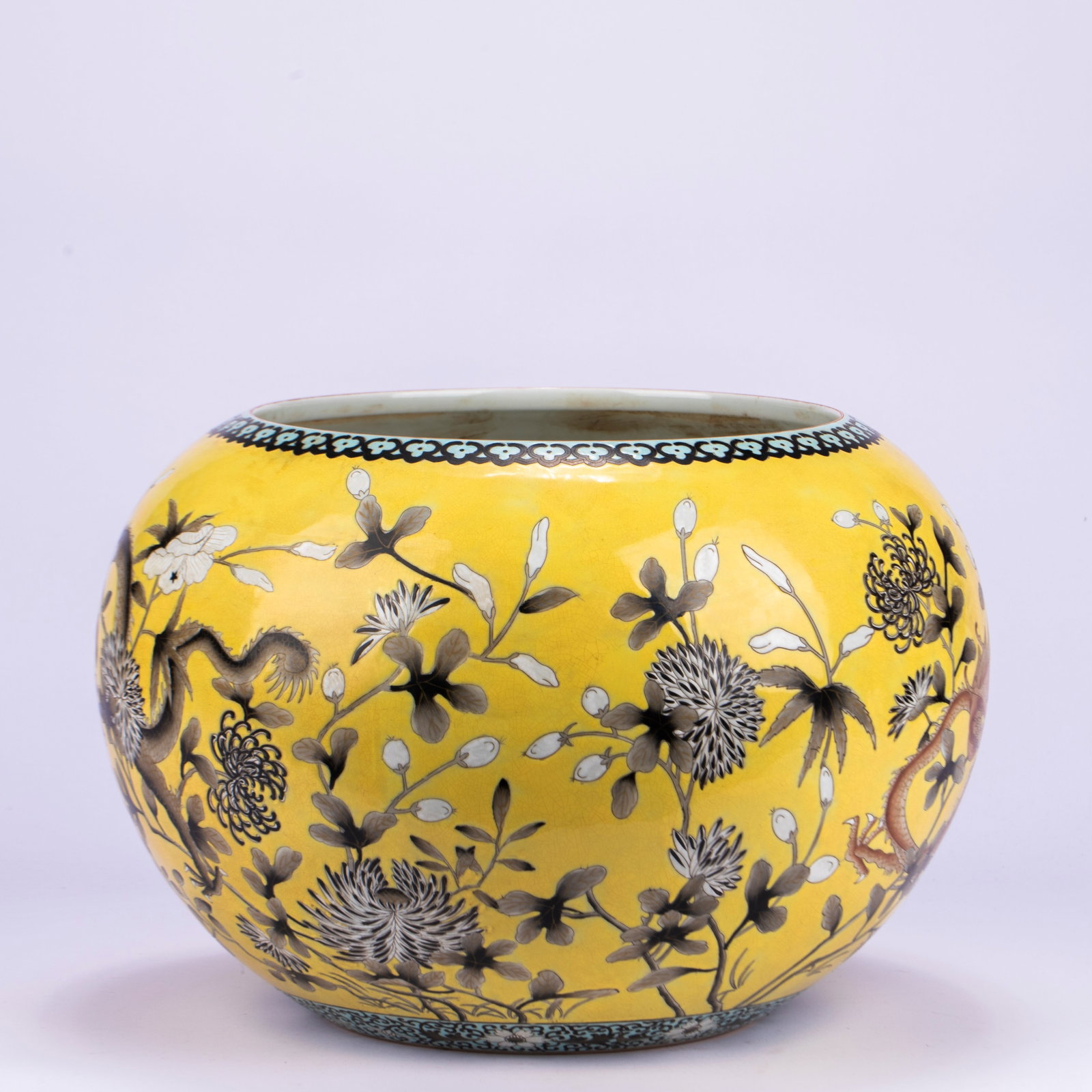 Dayazhai Dragon Pattern Cylinder Jar - 5