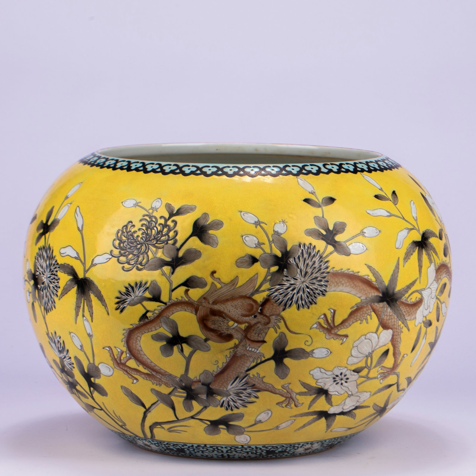 Dayazhai Dragon Pattern Cylinder Jar - 6
