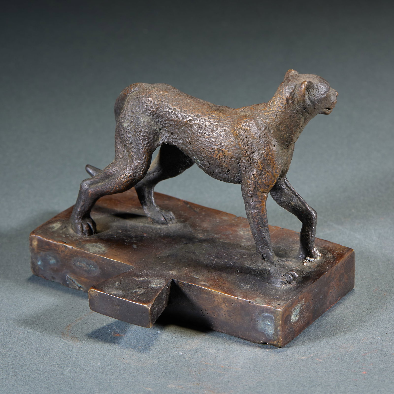 Bronze Mother-son Leopard Seals Set - 10
