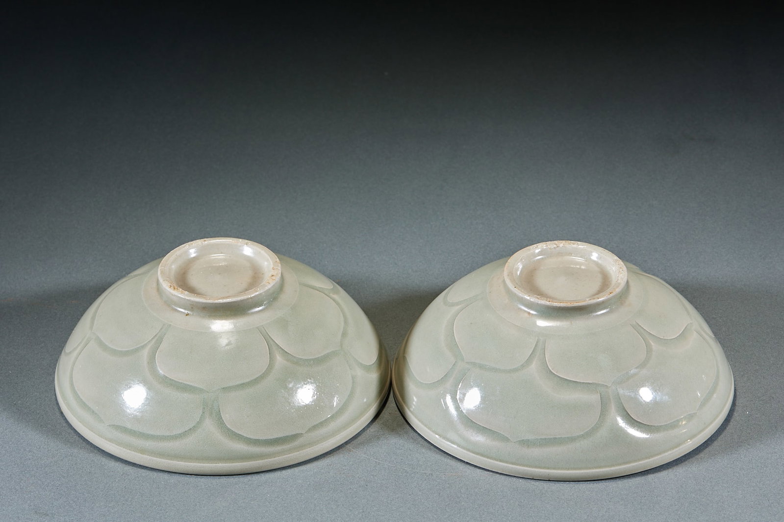 4 Yue Ware Lotus Pattern Bowls - 5