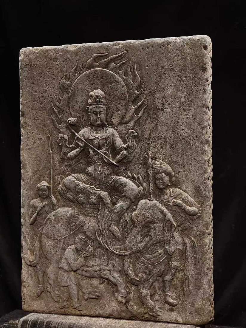 Bluestone Samantabhadra Buddha - 6
