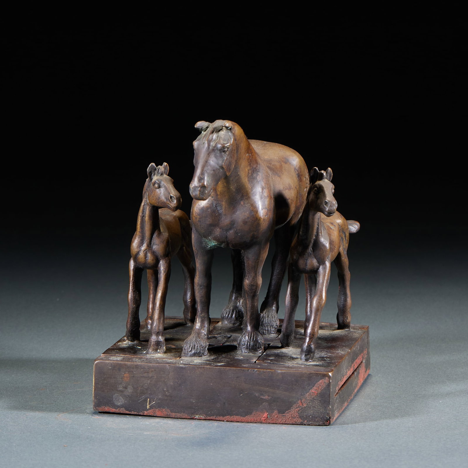 Bronze Three-horse Seals Set - 2