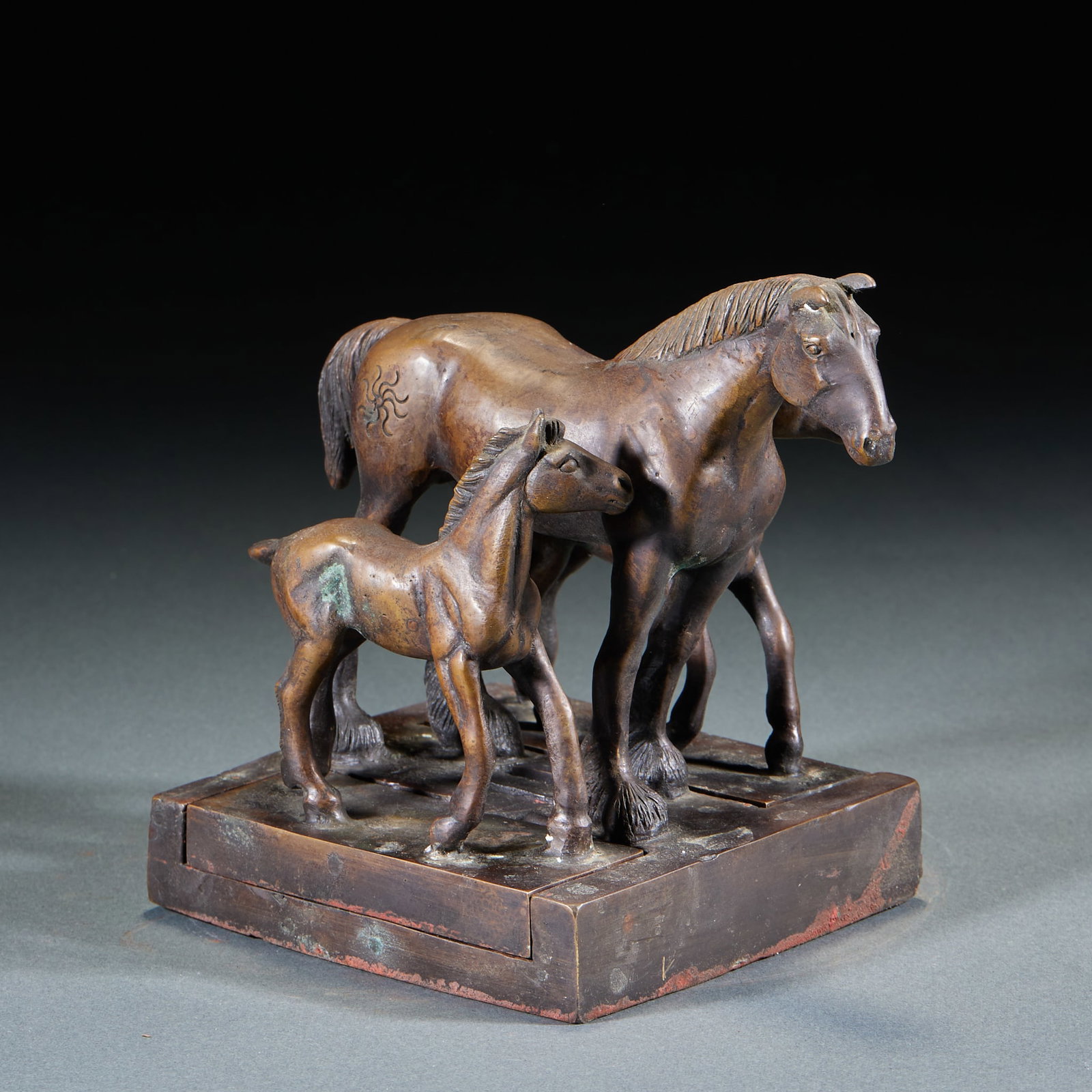 Bronze Three-horse Seals Set - 6
