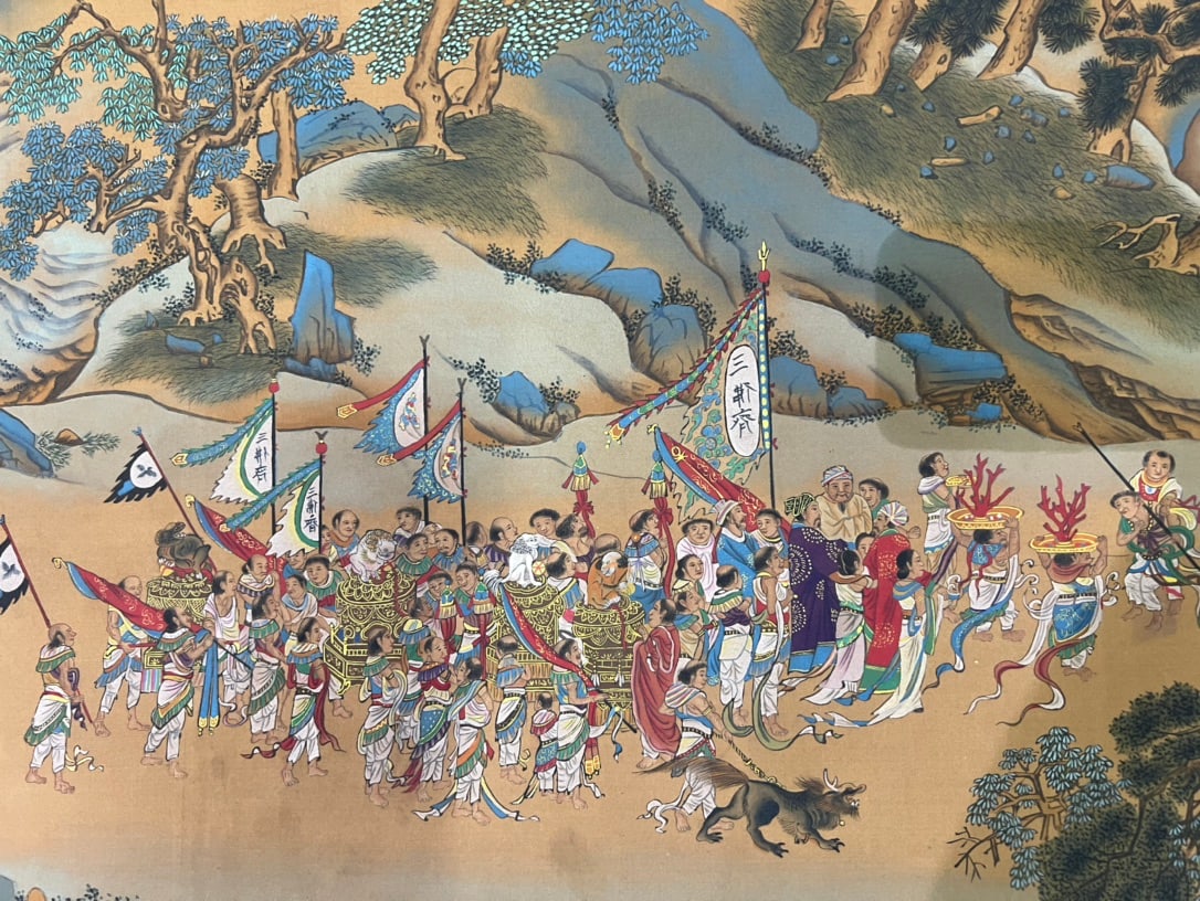 Qiu Ying Tributary Scroll - 13