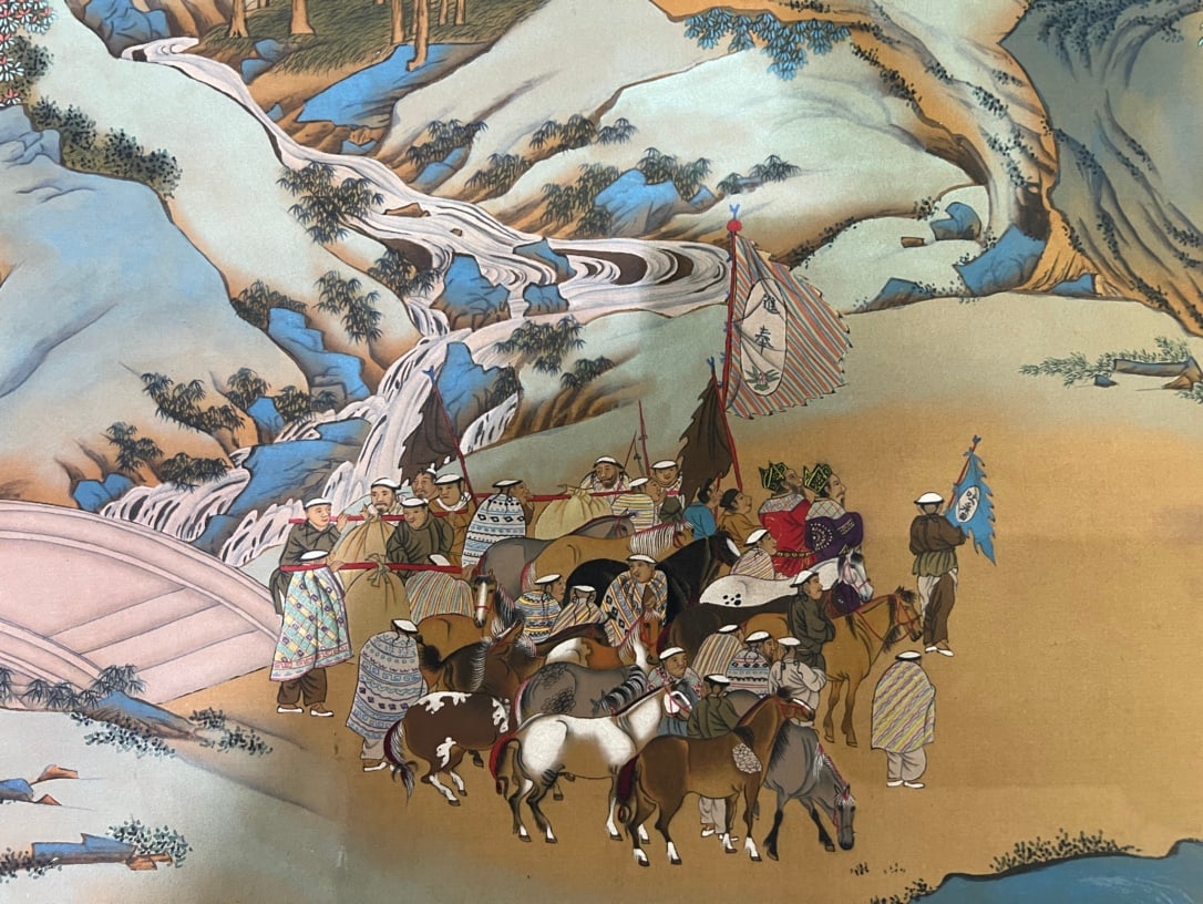 Qiu Ying Tributary Scroll - 14