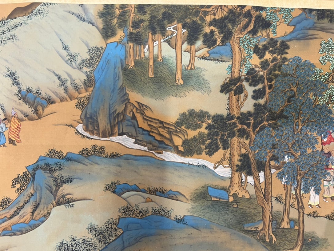 Qiu Ying Tributary Scroll - 17