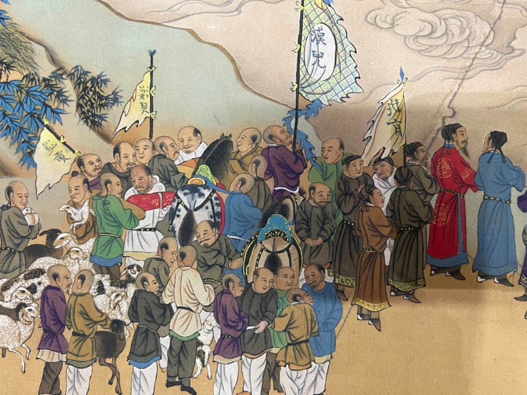 Qiu Ying Tributary Scroll - 5
