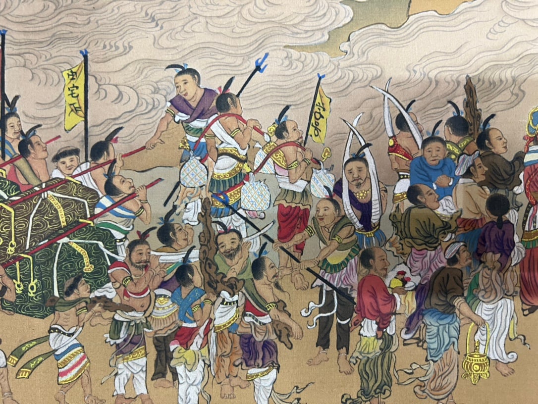 Qiu Ying Tributary Scroll - 6