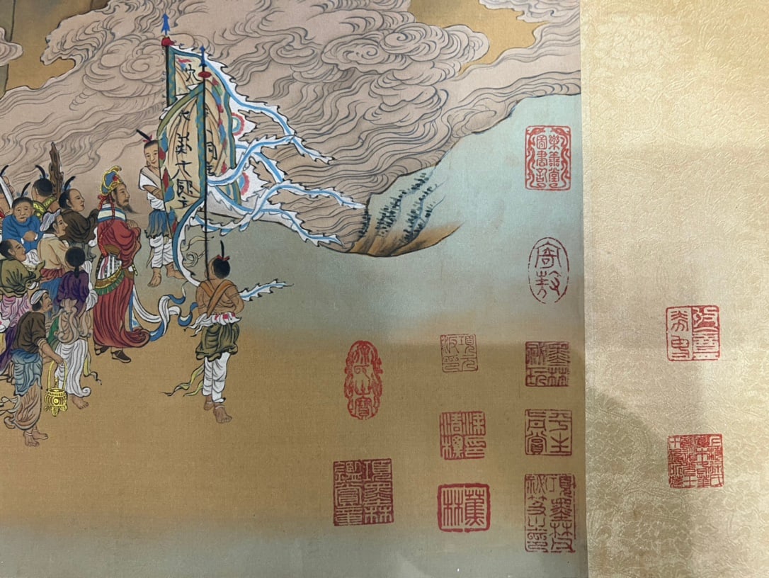 Qiu Ying Tributary Scroll - 7